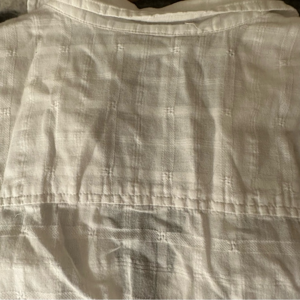 Guess Short Sleeves Blouse White size L Women - Picture 14 of 14